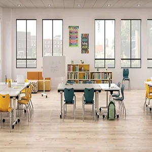 Modern Learning Space Classroom Furniture Setup