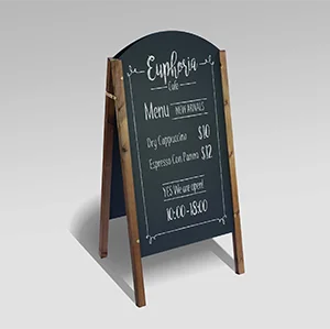 Wooden Frame Menu Board for Café & Restaurant