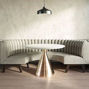 banquette-seating sofa booth