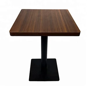 Square Wooden Restaurant Table