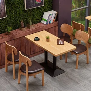 Wooden Restaurant Furniture Setup